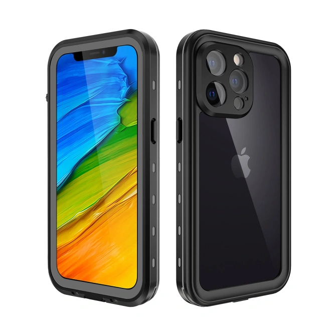 Redpepper Dot Plus Waterproof Backcover Apple iPhone 13 Pro - Zwart