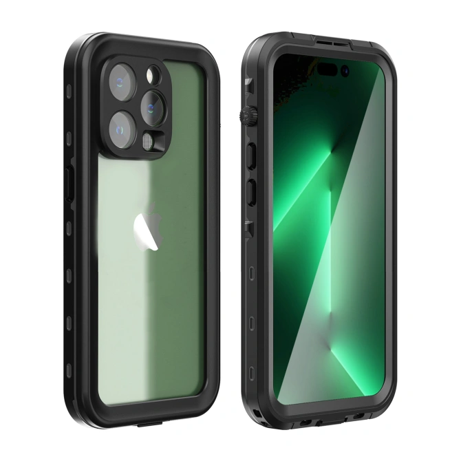 Redpepper Dot Plus Waterproof Backcover Apple iPhone 14 Pro Max - Zwart