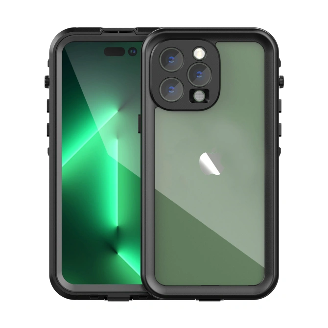 Redpepper Dot Plus Waterproof Backcover Apple iPhone 14 Pro Max - Zwart