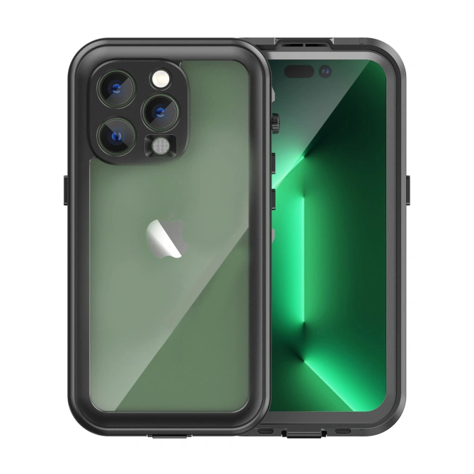Redpepper Dot Plus Waterproof Backcover Apple iPhone 14 Pro - Zwart