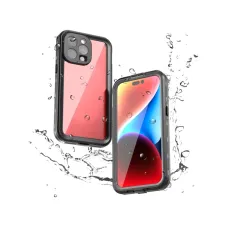 Redpepper Dot Plus Waterproof Backcover Apple iPhone 15 Pro Max - Zwart