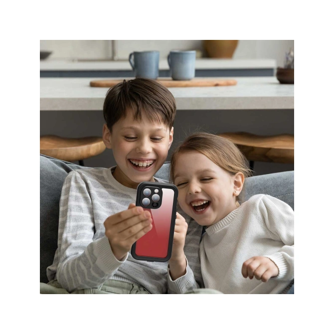 Redpepper Dot Plus Waterproof Backcover Apple iPhone 15 Pro - Zwart