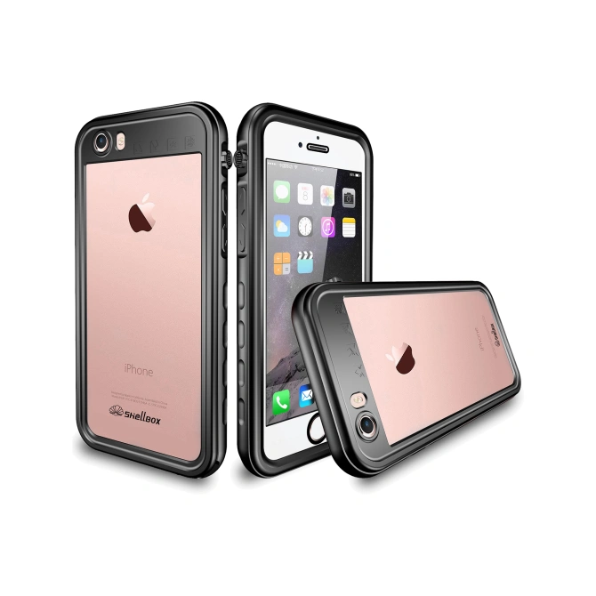 Redpepper Dot Plus Waterproof Backcover Apple iPhone SE (2022 / 2020) / 8 / 7 / 6(s) - Zwart