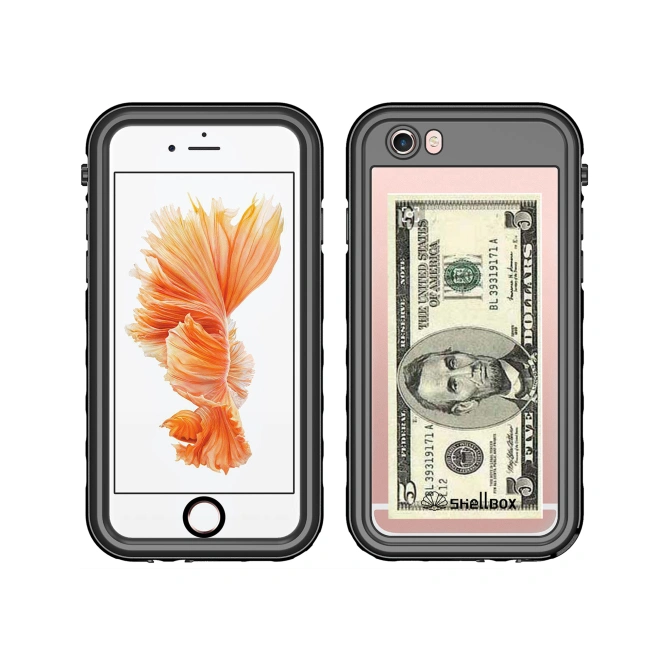 Redpepper Dot Plus Waterproof Backcover Apple iPhone SE (2022 / 2020) / 8 / 7 / 6(s) - Zwart
