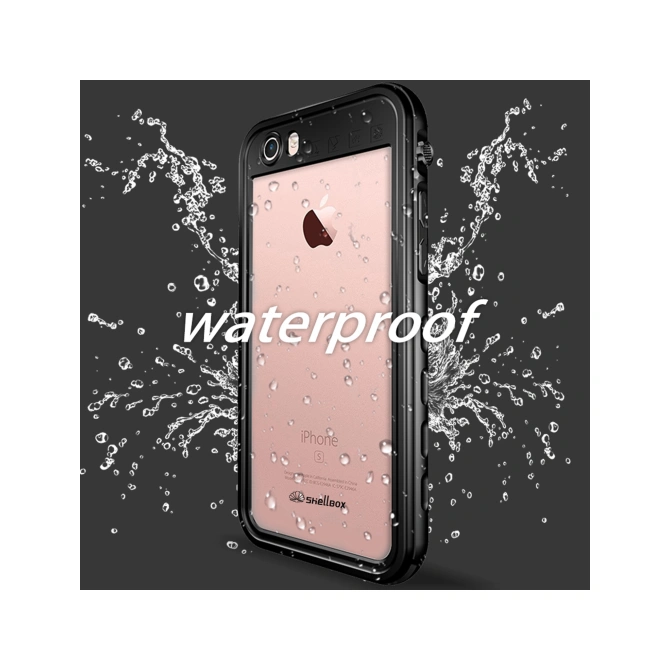 Redpepper Dot Plus Waterproof Backcover Apple iPhone SE (2022 / 2020) / 8 / 7 / 6(s) - Zwart