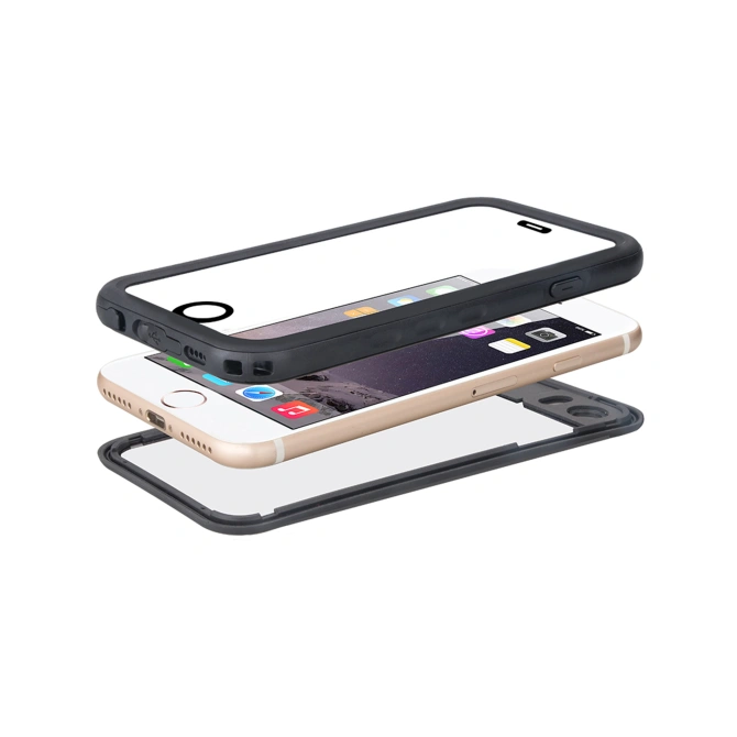 Redpepper Dot Plus Waterproof Backcover Apple iPhone SE (2022 / 2020) / 8 / 7 / 6(s) - Zwart