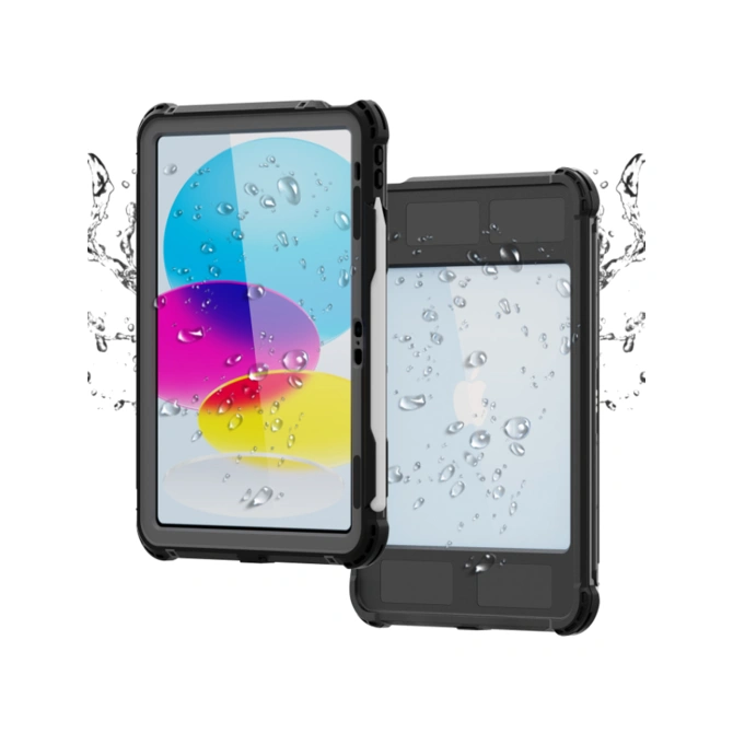 Redpepper Waterproof Backcase Apple iPad 11 (2025) 11 inch A16 / iPad 10 (2022) 10.9 inch - Zwart