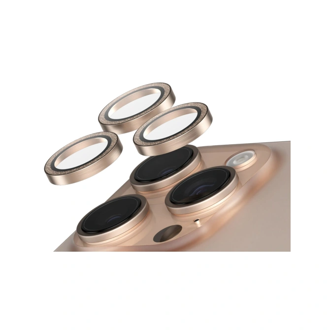 SAFE by PanzerGlass Camera Lens Protector Apple iPhone 16 Pro / 16 Pro Max - Glitter Gold