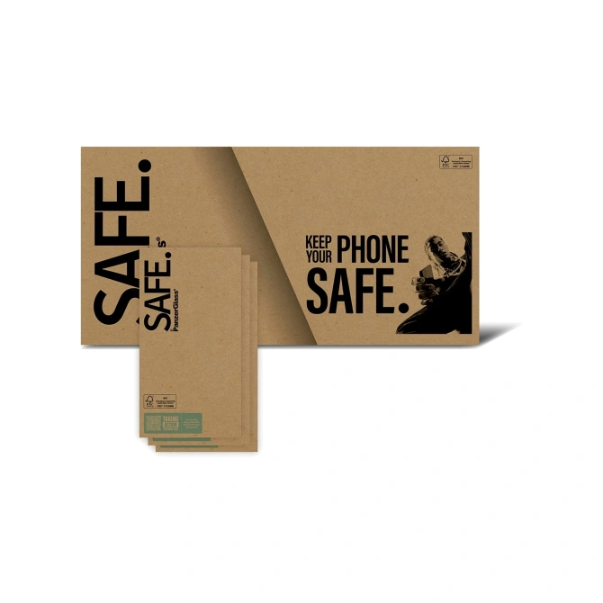 SAFE by PanzerGlass Ultra Wide-Fit Screenprotector in Fabrieksverpakking Apple iPhone 16 / 16 Pro / 17 / 17 Pro