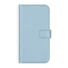 Selencia Echt Leren Bookcase Apple iPhone 11 - Air Blue