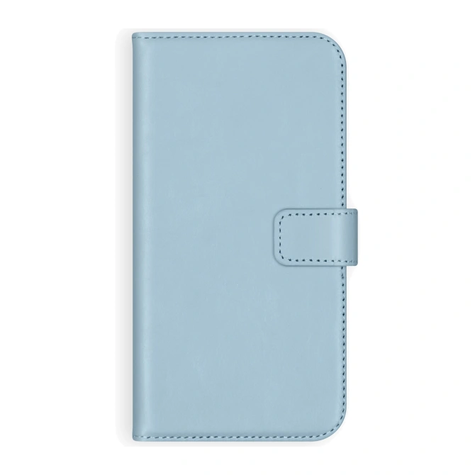 Selencia Echt Leren Bookcase Apple iPhone 11 - Air Blue