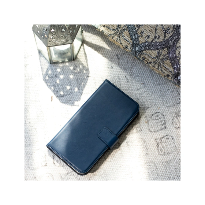 Selencia Echt Leren Bookcase Apple iPhone 11 - Blauw