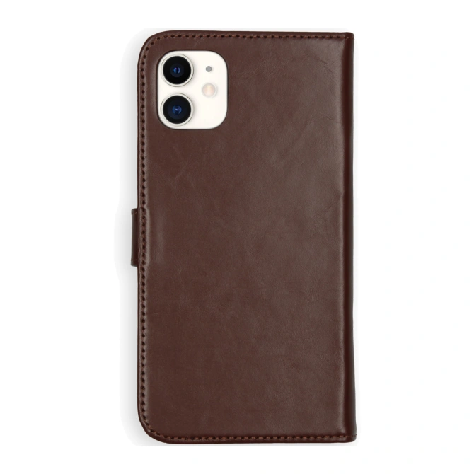 Selencia Echt Leren Bookcase Apple iPhone 11 - Bruin