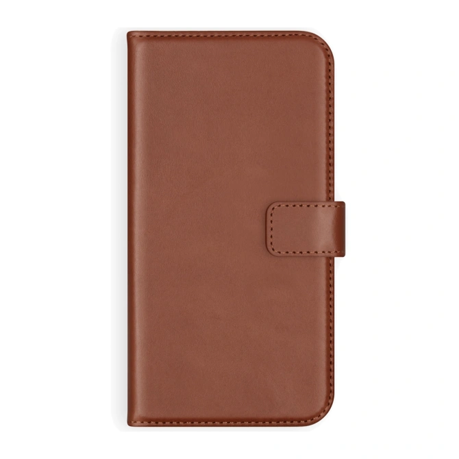Selencia Echt Leren Bookcase Apple iPhone 11 - Lichtbruin
