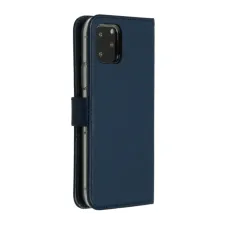Selencia Echt Leren Bookcase Apple iPhone 11 Pro - Blauw