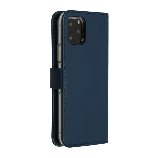 Selencia Echt Leren Bookcase Apple iPhone 11 Pro - Blauw