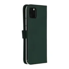 Selencia Echt Leren Bookcase Apple iPhone 11 Pro Max - Groen
