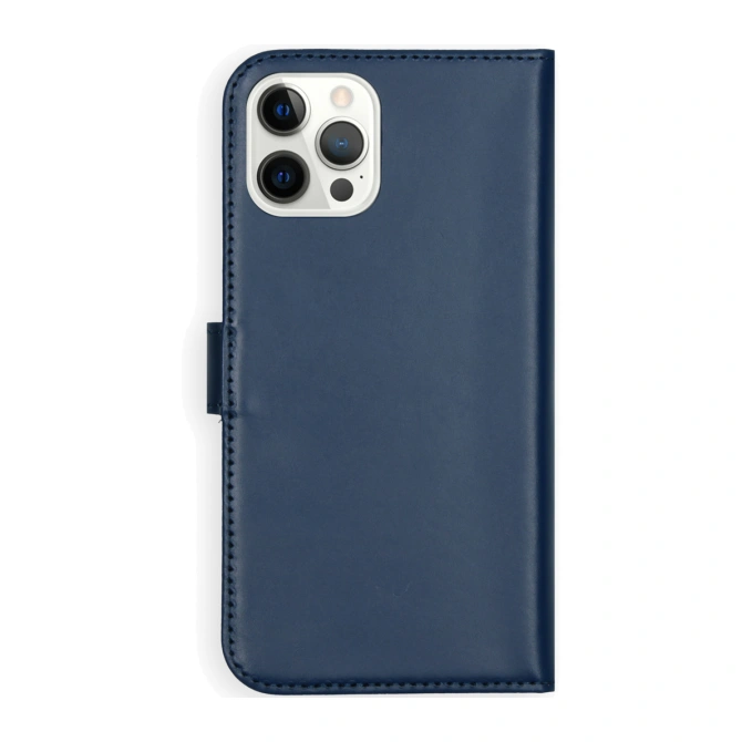 Selencia Echt Leren Bookcase Apple iPhone 12 Pro Max - Blauw