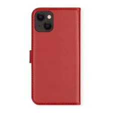 Selencia Echt Leren Bookcase Apple iPhone 13 Mini - Rood