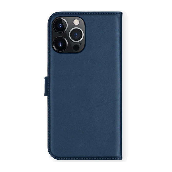 Selencia Echt Leren Bookcase Apple iPhone 13 Pro - Blauw