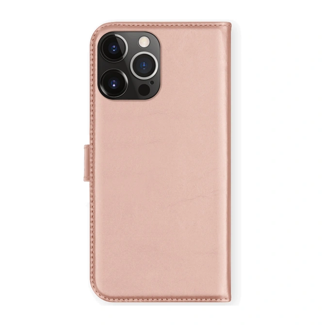 Selencia Echt Leren Bookcase Apple iPhone 13 Pro Max - Roze