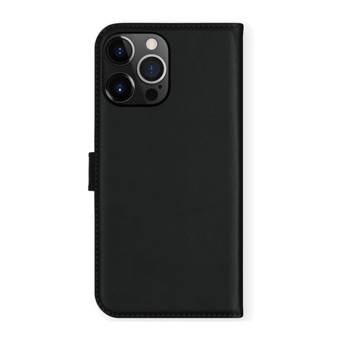 Selencia Echt Leren Bookcase Apple iPhone 13 Pro - Zwart