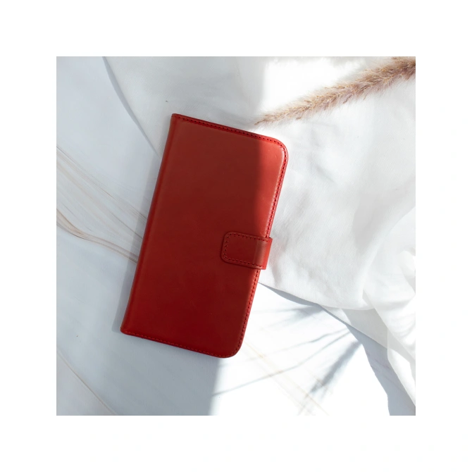 Selencia Echt Leren Bookcase Apple iPhone 8 Plus / 7 Plus - Rood