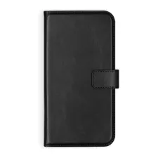 Selencia Echt Leren Bookcase Apple iPhone 8 Plus / 7 Plus - Zwart