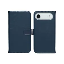 Selencia Echt Leren Bookcase Apple iPhone Air - Blauw