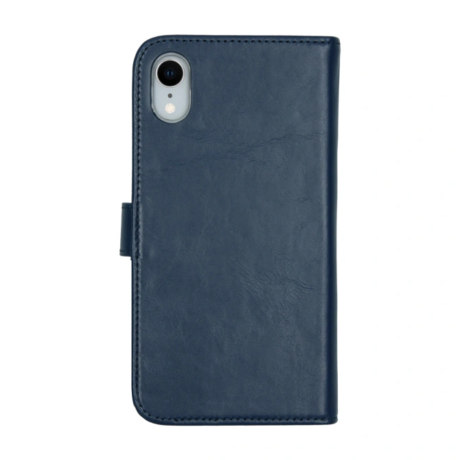 Selencia Echt Leren Bookcase Apple iPhone Xr - Blauw