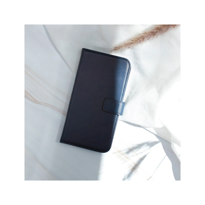 Selencia Echt Leren Bookcase Apple iPhone Xr - Blauw