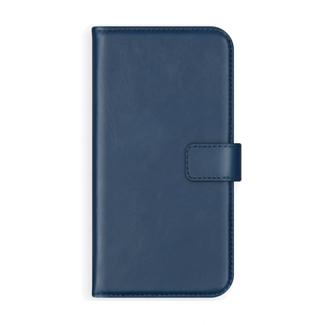 Selencia Echt Leren Bookcase Apple iPhone Xr - Blauw