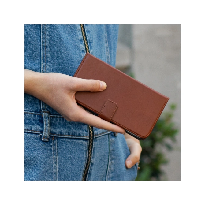 Selencia Echt Leren Bookcase Apple iPhone Xr - Bruin