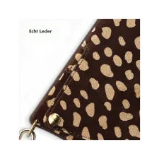 Selencia Nova Real Leather Backcover met Koord en Pashouder Apple iPhone 14 / 13 - Fawn Chic