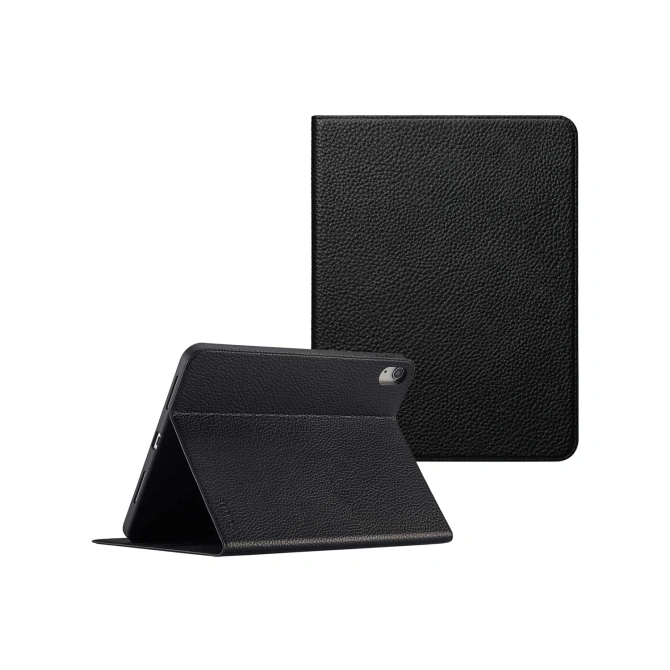 Selencia Riva Bookcase Apple iPad 11 (2025) 11 inch A16 / iPad 10 (2022) 10.9 inch - Zwart