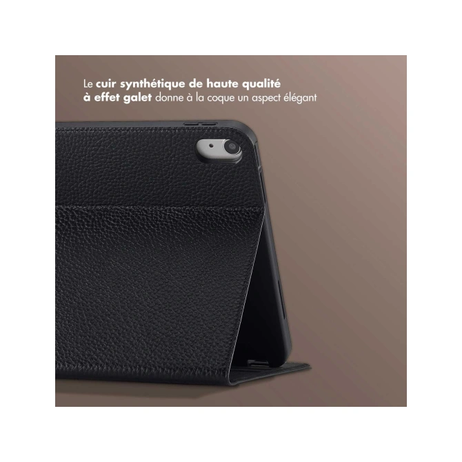 Selencia Riva Bookcase Apple iPad 11 (2025) 11 inch A16 / iPad 10 (2022) 10.9 inch - Zwart