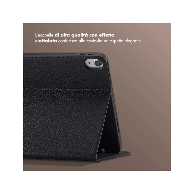 Selencia Riva Bookcase Apple iPad Air 11 inch (2026) M4 / (2025) M3 / (2024) M2 / Air 5 (2022) / Air 4 (2020) - Zwart