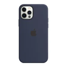 Silicone Backcover MagSafe Apple iPhone 12 (Pro) - Deep Navy