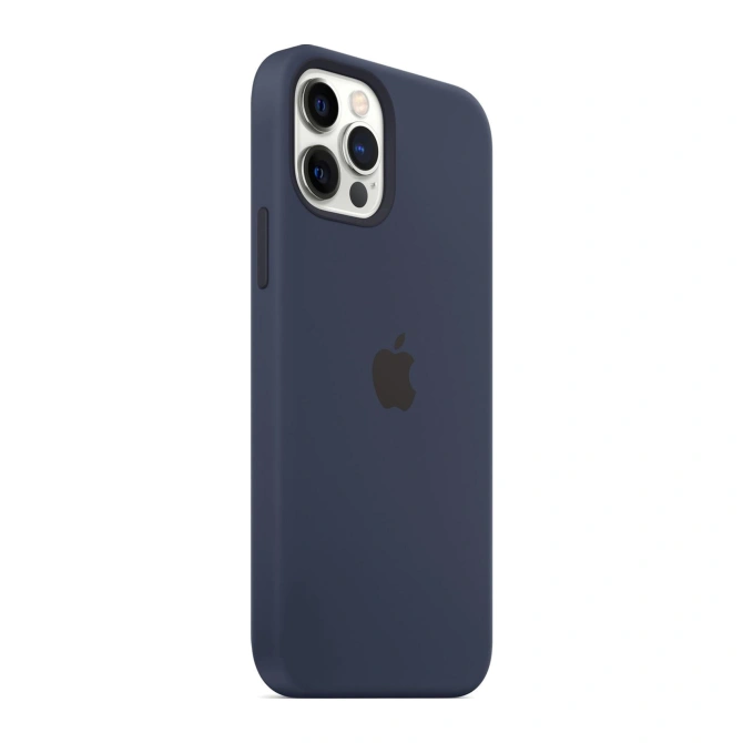 Silicone Backcover MagSafe Apple iPhone 12 (Pro) - Deep Navy