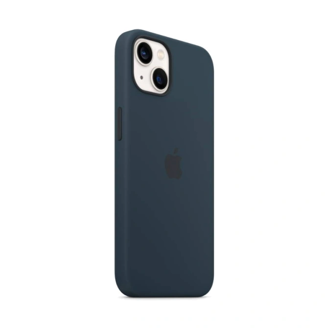 Silicone Backcover MagSafe Apple iPhone 13 - Blue