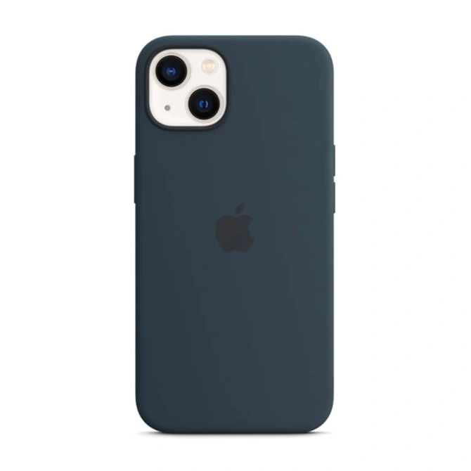 Silicone Backcover MagSafe Apple iPhone 13 - Blue