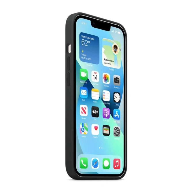 Silicone Backcover MagSafe Apple iPhone 13 - Midnight