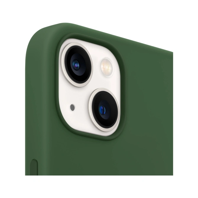 Silicone Backcover MagSafe Apple iPhone 13 Mini - Groen