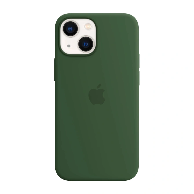 Silicone Backcover MagSafe Apple iPhone 13 Mini - Groen