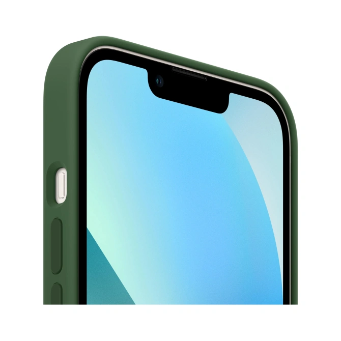 Silicone Backcover MagSafe Apple iPhone 13 Mini - Groen