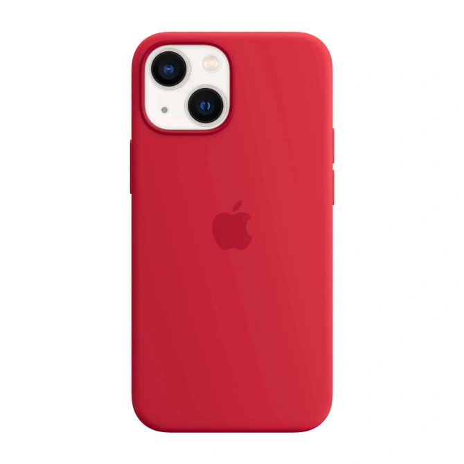 Silicone Backcover MagSafe Apple iPhone 13 Mini - (Product) Red