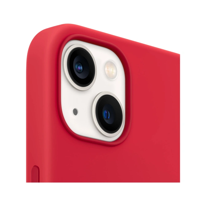 Silicone Backcover MagSafe Apple iPhone 13 Mini - (Product) Red