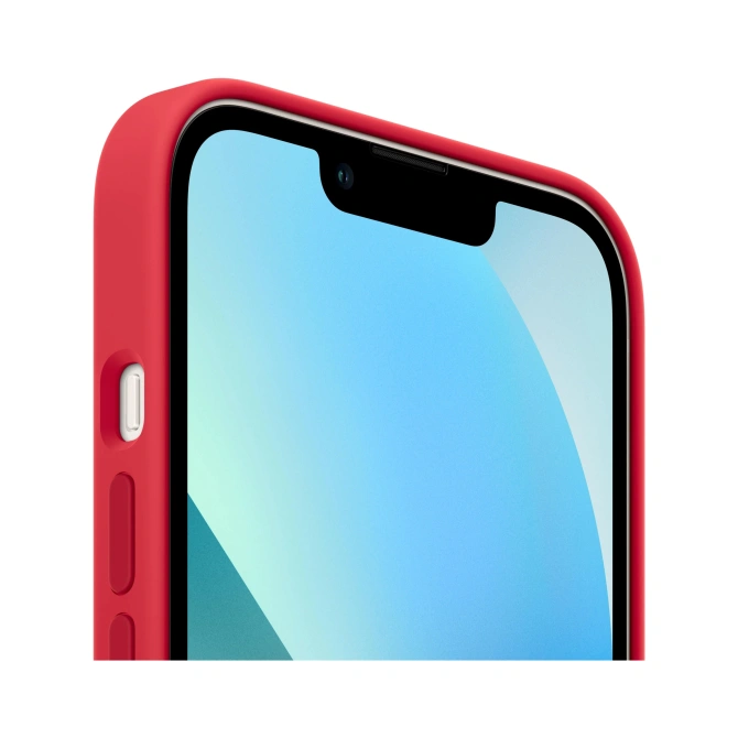 Silicone Backcover MagSafe Apple iPhone 13 Mini - (Product) Red