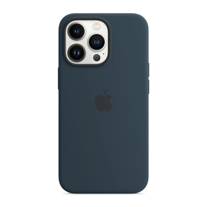 Silicone Backcover MagSafe Apple iPhone 13 Pro Max - Abyss Blue