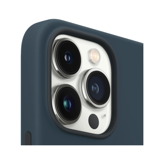 Silicone Backcover MagSafe Apple iPhone 13 Pro Max - Blauw
